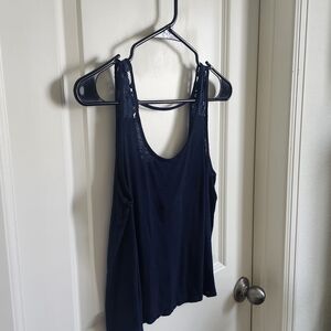 Chloe K Dark Blue Tank Top